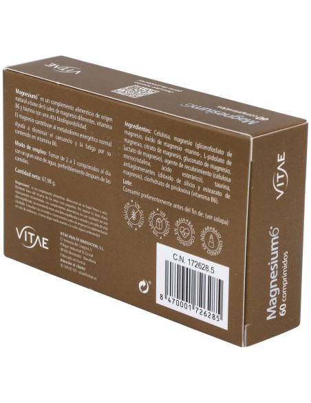 Magnesium-6 60Comp. de Vitae