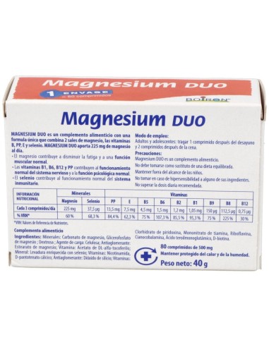 Magnesium Duo 80Comp. de Boiron