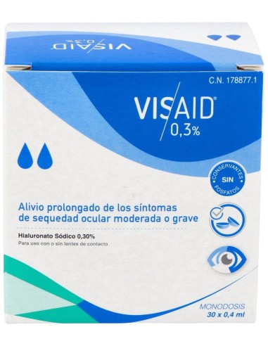 Visaid 0,3% Sequedad Ocular 30Monodosis de Visaid