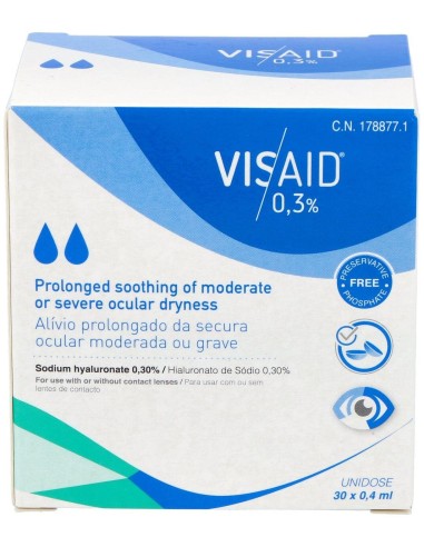 Visaid 0,3% Sequedad Ocular 30Monodosis de Visaid