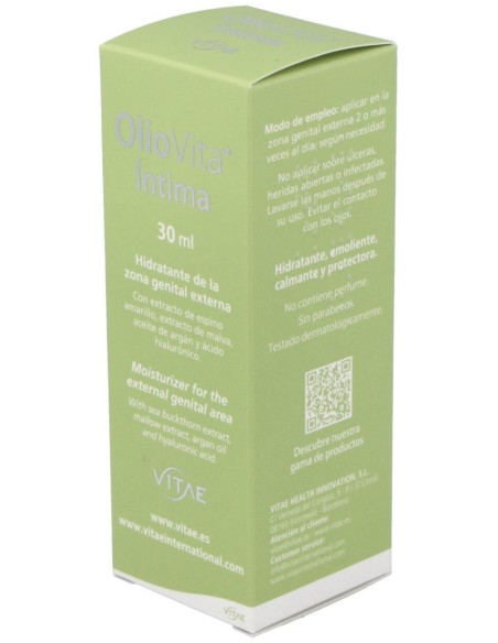 Oliovita Crema Intima 30Ml. de Vitae
