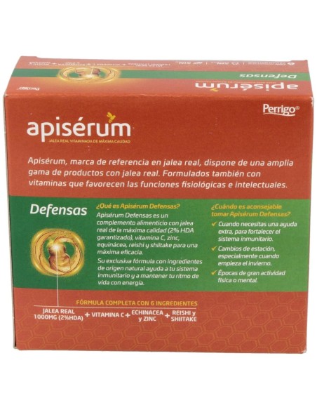 Apiserum Defensas 18Viales de Apiserum