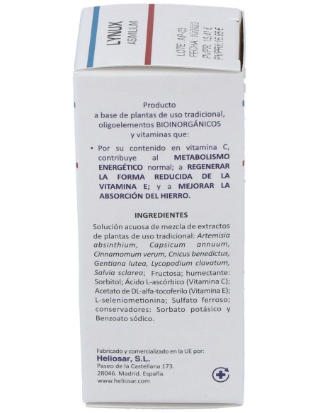 Lynux Asimilium 50Ml. de Heliosar