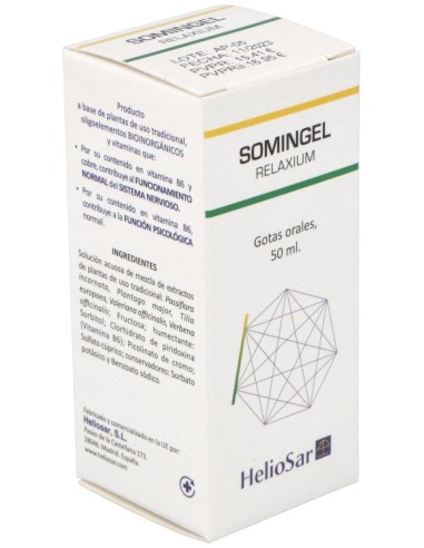 Somingel Relaxium 50Ml. de Heliosar