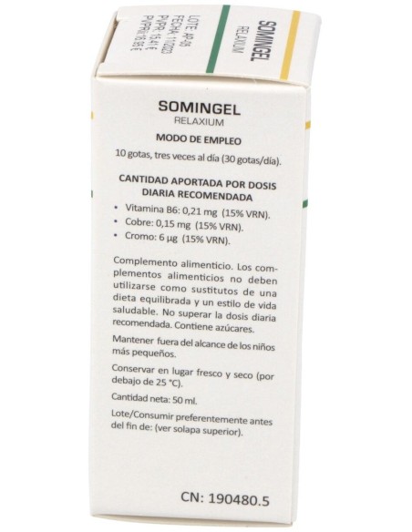 Somingel Relaxium 50Ml. de Heliosar