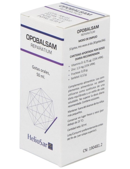 Opobalsam Reparatium 50Ml. de Heliosar