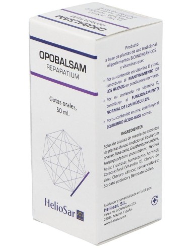 Opobalsam Reparatium 50Ml. de Heliosar
