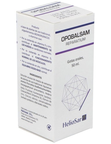 Opobalsam Reparatium 50Ml. de Heliosar