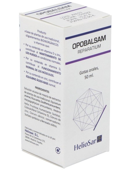 Opobalsam Reparatium 50Ml. de Heliosar