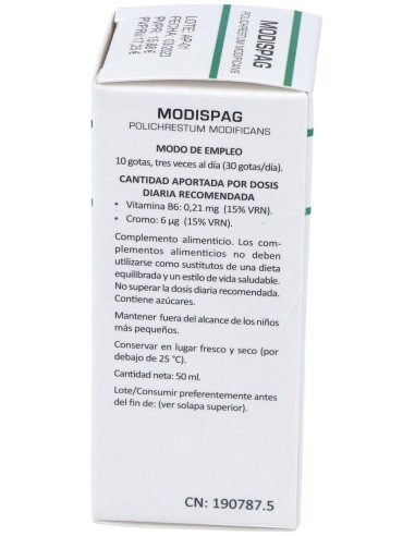 Modispag Polichrestum Modificans 50Ml. de Heliosar