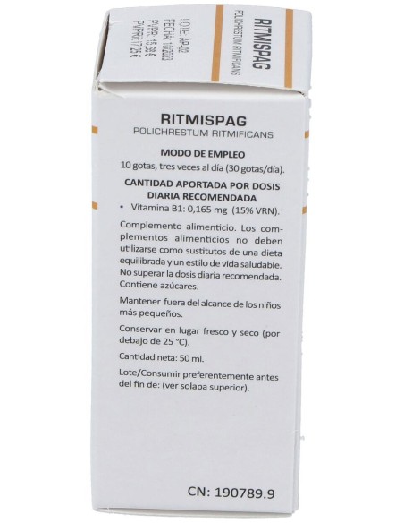 Ritmispag Polichrestum Ritmificans 50Ml. de Heliosar