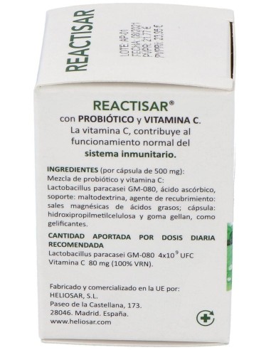 Reactisar 30Cap. de Heliosar