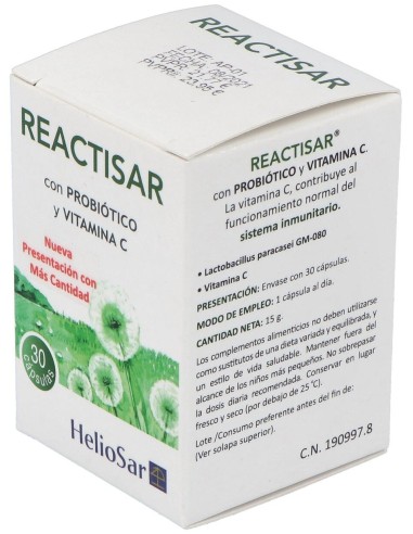 Reactisar 30Cap. de Heliosar