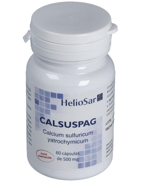 Calsuspag Calcium Sulfuricum 60Cap. de Heliosar