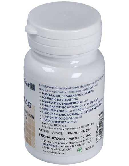 Magfospag Magnesium Phosphoricum 60Cap. de Heliosar