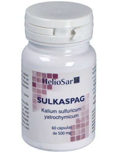 Sulkaspag Kalium Sulfuricum 60Cap. de Heliosar