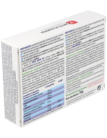 Forte Noche 8H 30 Dias 30Comp. de Forte Pharma