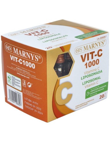 Vit C 1000 Vitamina C Liposomada 20Amp. de Marnys
