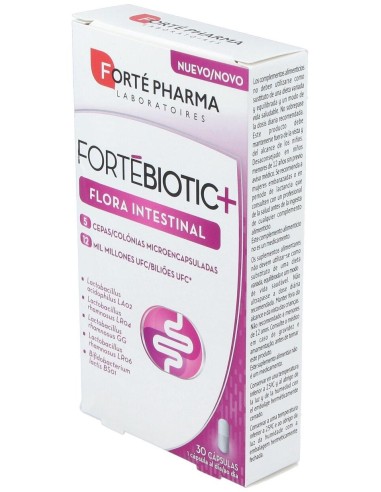 Fortebiotic+ Flora Intestinal 30Cap. de Forte Pharma