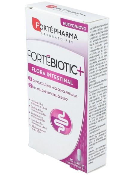 Fortebiotic+ Flora Intestinal 30Cap. de Forte Pharma