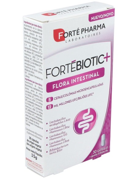Fortebiotic+ Flora Intestinal 30Cap. de Forte Pharma