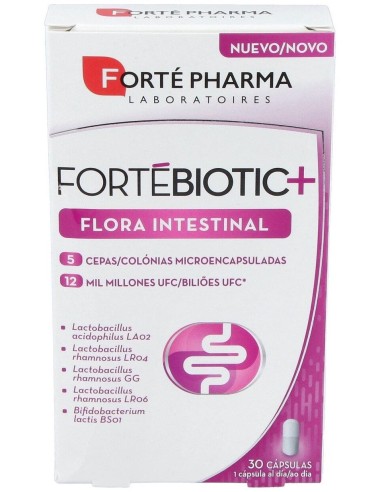 Fortebiotic+ Flora Intestinal 30Cap. de Forte Pharma