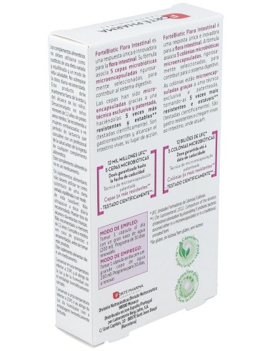 Fortebiotic+ Flora Intestinal 30Cap. de Forte Pharma