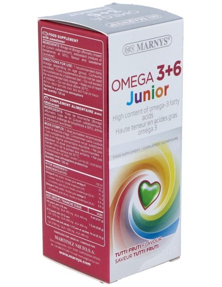 Omega 3 Y 6 Junior Jarabe 125Ml. de Marnys