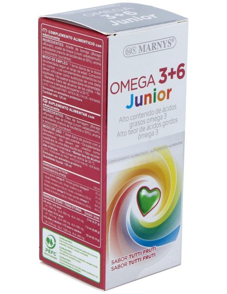 Omega 3 Y 6 Junior Jarabe 125Ml. de Marnys