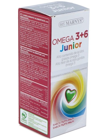 Omega 3 Y 6 Junior Jarabe 125Ml. de Marnys