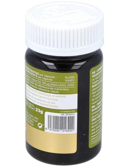 Vitahelp Vitamina D 4000Ui 120Perlas de Marnys