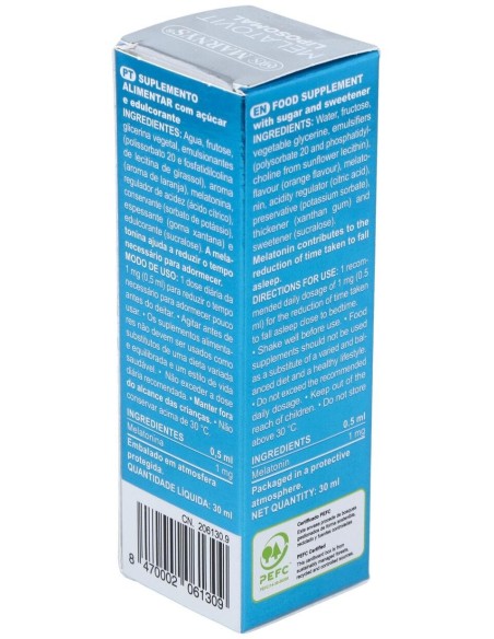 Melatovit Liposomal Melatonina Liposomada 30Ml. de Marnys