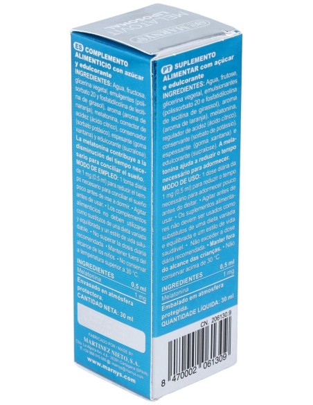 Melatovit Liposomal Melatonina Liposomada 30Ml. de Marnys
