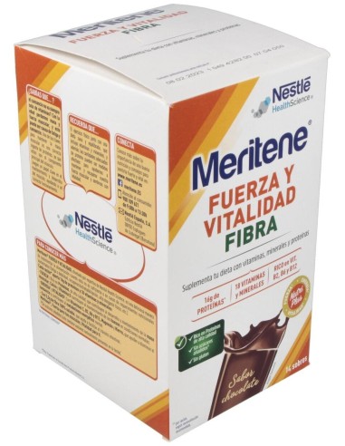 Fuerza y Vitalidad Fibra Chocolate 14x35g. de Meritene