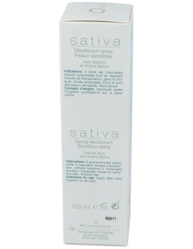 Cosmeclinik Sativa Desodorante Spray 125Ml. de Sativa