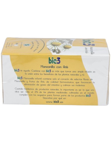 Bie3 Manzanilla Con Anis Infusion 25Sbrs. de Bie 3