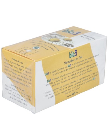 Bie3 Manzanilla Con Anis Infusion 25Sbrs. de Bie 3