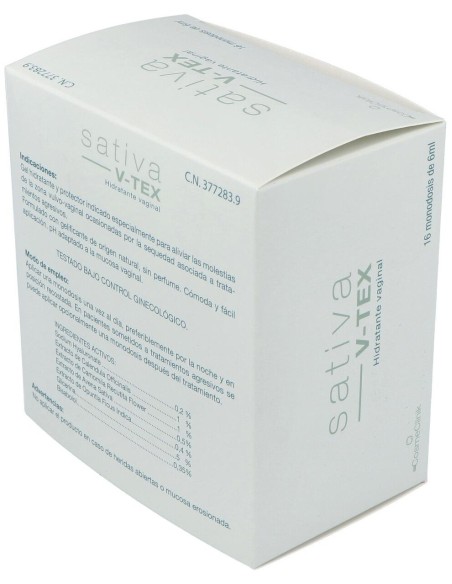 Cosmeclinik Sativa V-Tex 16Pipetas de Sativa