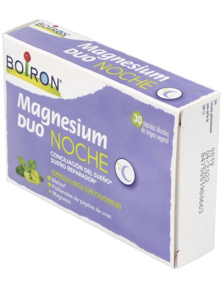 Magnesium Duo Noche 30Cap. de Boiron