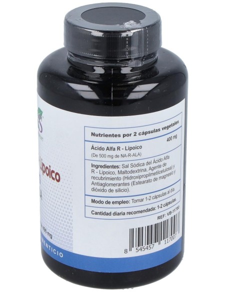 Acido Alfa R-Lipoico 120Cap. de Vbyotics