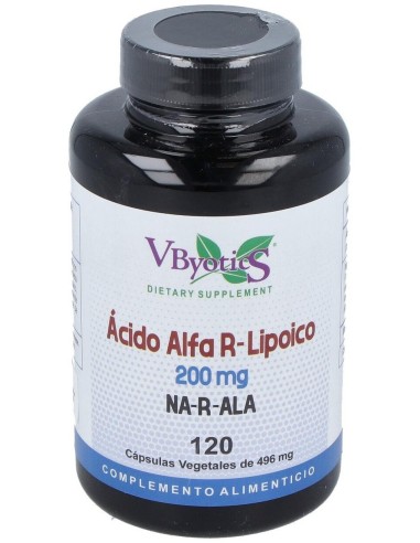 Acido Alfa R-Lipoico 120Cap. de Vbyotics