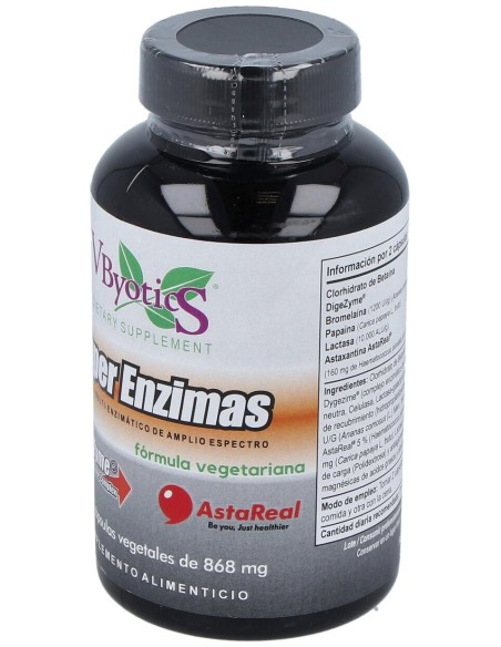 Superenzimas Formula Vegetariana 90Cap. de Vbyotics