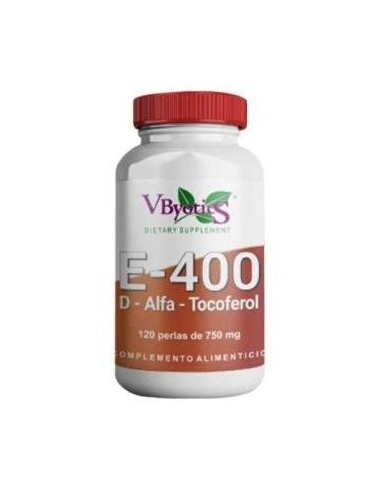 Vitamina E 400 120Perlas de Vbyotics