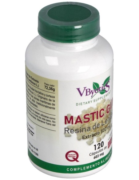 Mastic Gum Resina De Lentisco 120Cap. de Vbyotics