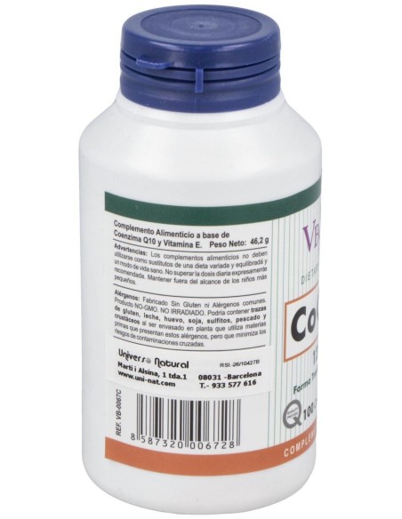 Coenzima Q10 120Mg. 100Cap. de Vbyotics