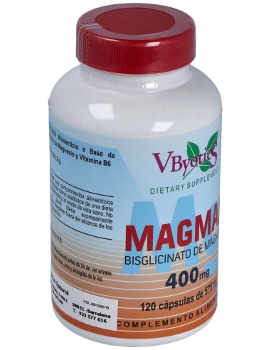 Magmax Bisglicinato 120Cap. de Vbyotics