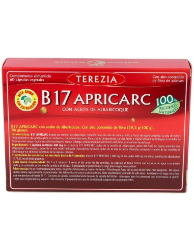 B17 Apricarc Con Ac. Semillas De Albaricoque 60Cap de Terezia