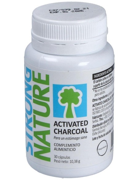 Carbon Activo 30Cap. de Strong Nature