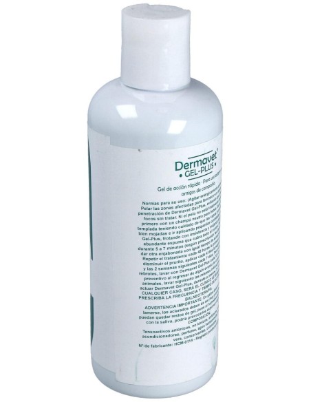 Dermavet Gel-Plus Mascotas 250Ml. de Zoopharma Vet
