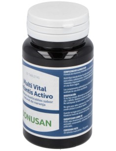 Multi Vital Infantis Activo Masticable 30Comp. de Bonusan 2